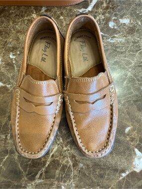 Flag LTD. Boys' Turbo Leather Penny Loafers - Tan